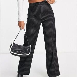 Bershka Pin Strpe Trousers